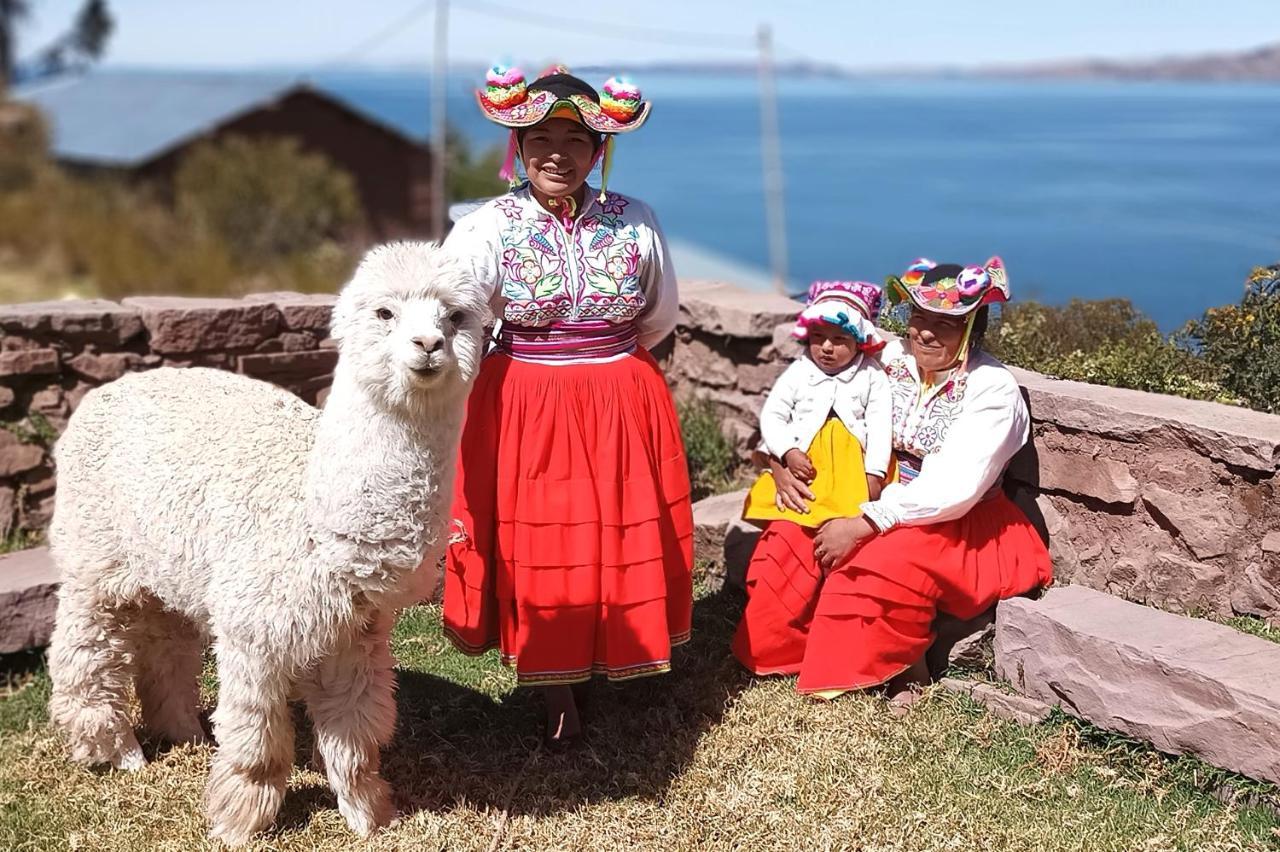 Hospedaje Rural La Florida En Llachon, Titicaca Puno Buitenkant foto