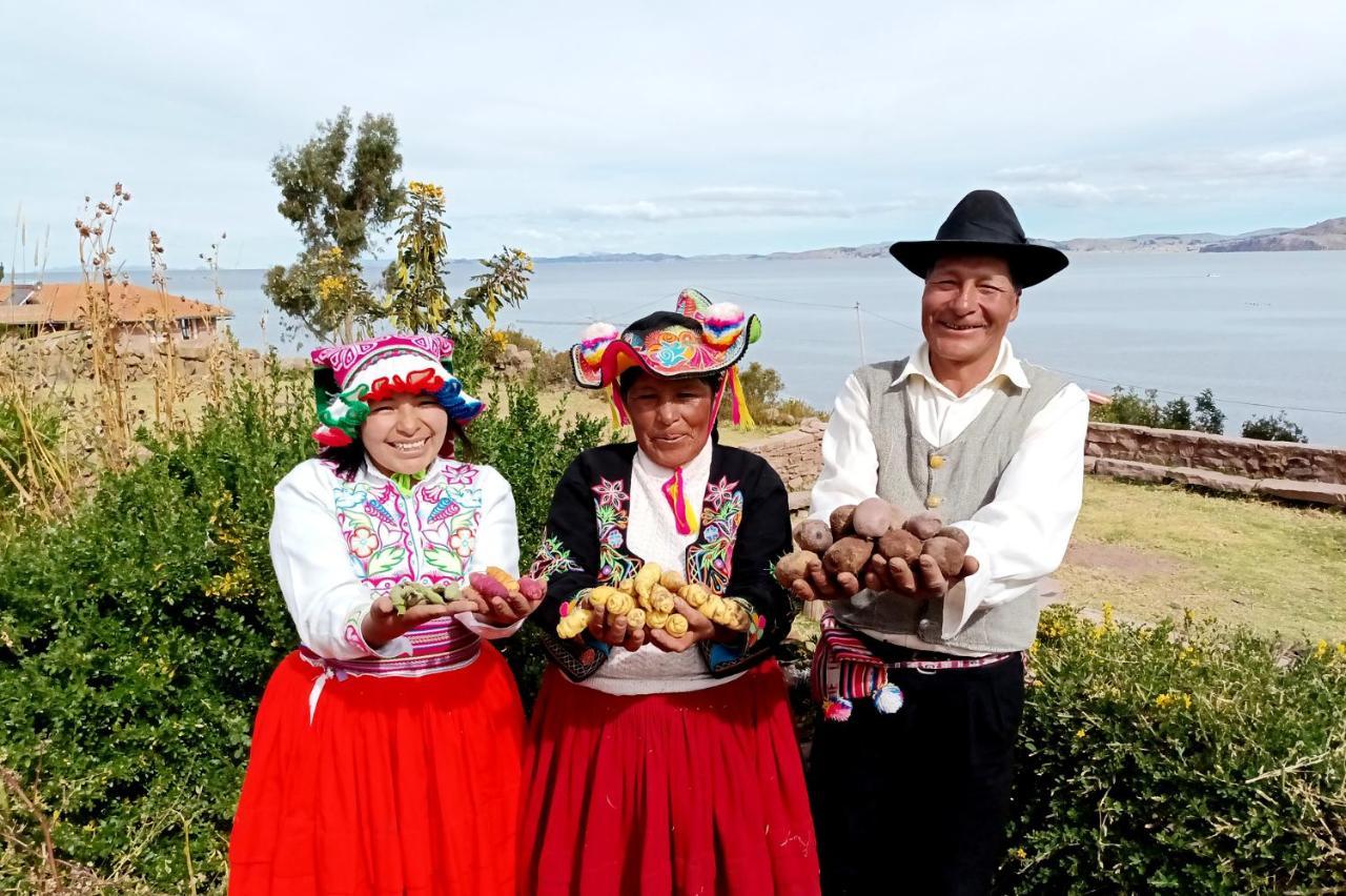 Hospedaje Rural La Florida En Llachon, Titicaca Puno Buitenkant foto